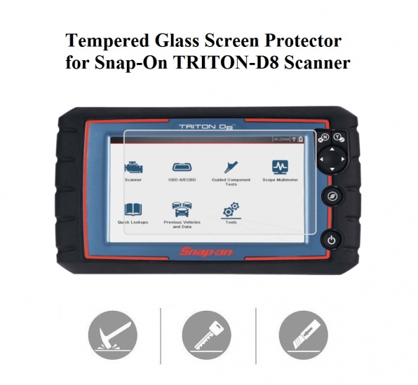 Tempered Glass Screen Protector for Snap-on TRITON-D8 EEMS343 - Click Image to Close